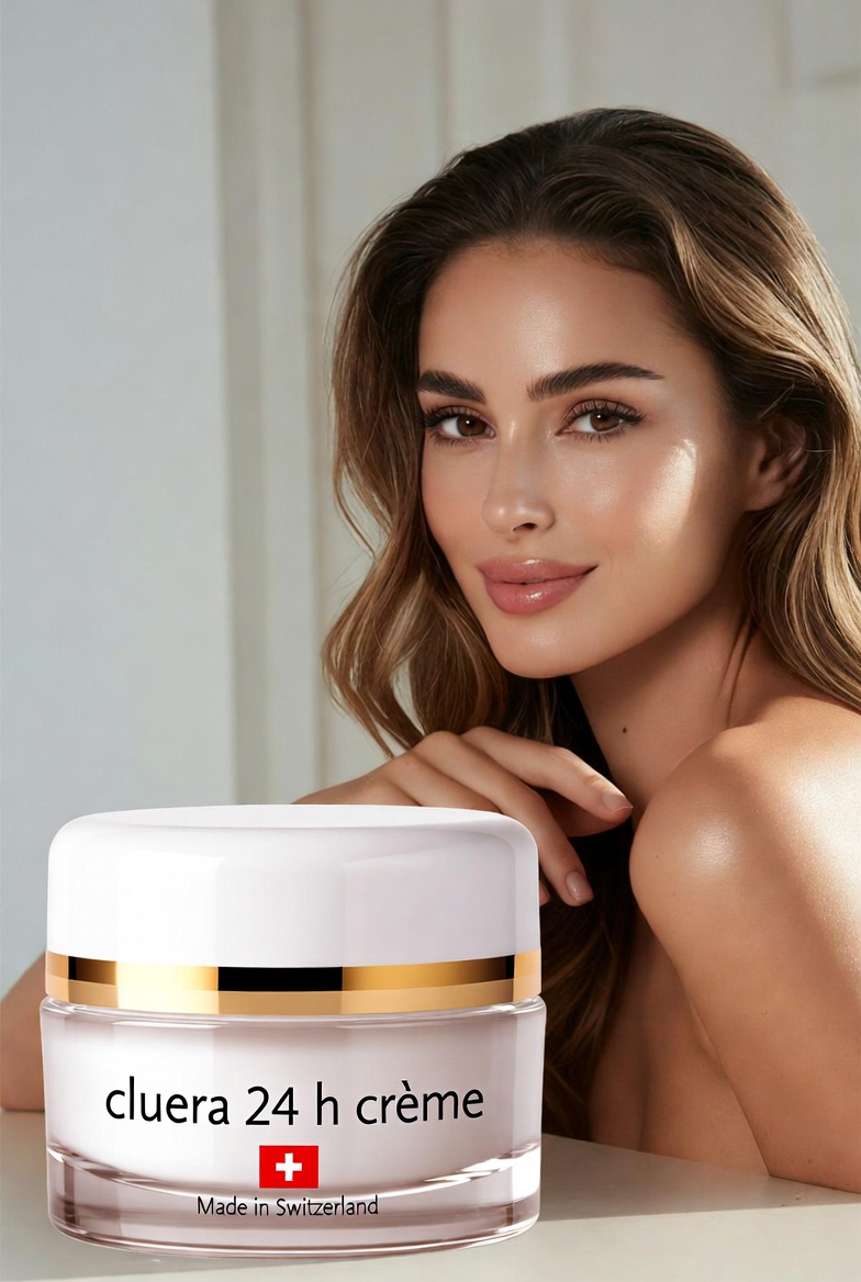 CLUERA 24H Cream — in-store display