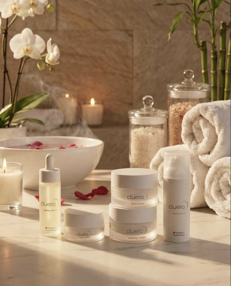 CLUERA lineup spa candles setting